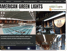 Tablet Screenshot of americangreenlights.com